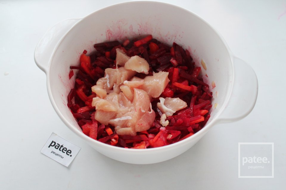 Борщ с красной фасолью и брокколи - Шаг 10