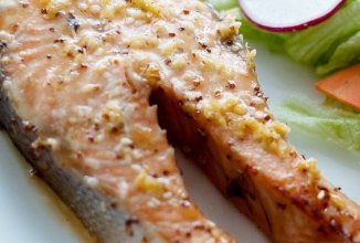 Лосось из духовки в медово-имбирном маринаде 🐟