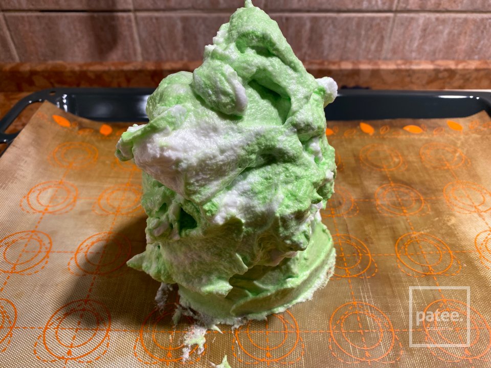 Жареная айва с облачным хлебом из матчи - Шаг 5