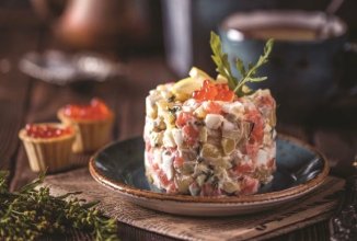 Салат с семгой 🥗