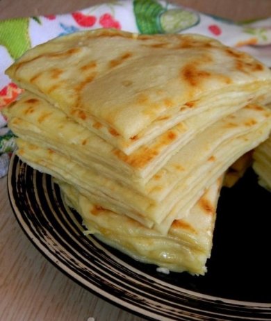 Хычини с сыром 🥞 - Шаг 1