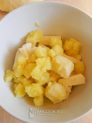 Хычини с сыром 🥞 - Шаг 4