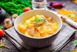 Тушеная картошка с индейкой 👍🏼