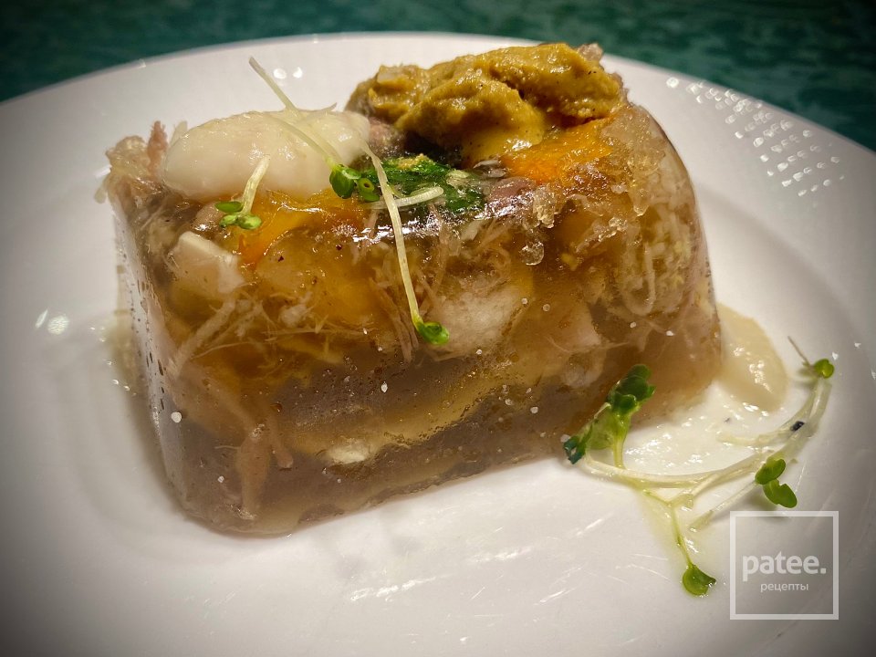 Холодец из свиных ушей и бычьих хвостов - Шаг 18