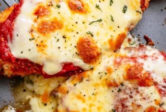 Куриная грудка с картофелем, помидорами и сыром порционно 🍗