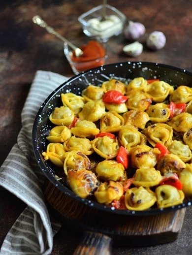 Жаренные пельмени с сыром 🥟 - Шаг 5