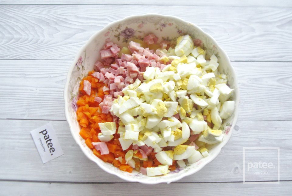 Салат "Оливье" с бужениной - Шаг 5