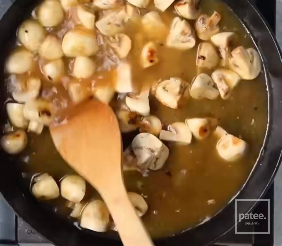 Курица с грибам в сливочном сыре - Шаг 2