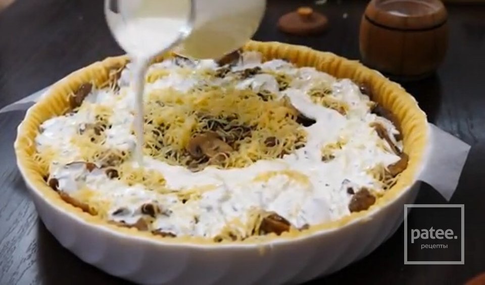 Французский  пирог с грибами - Шаг 2