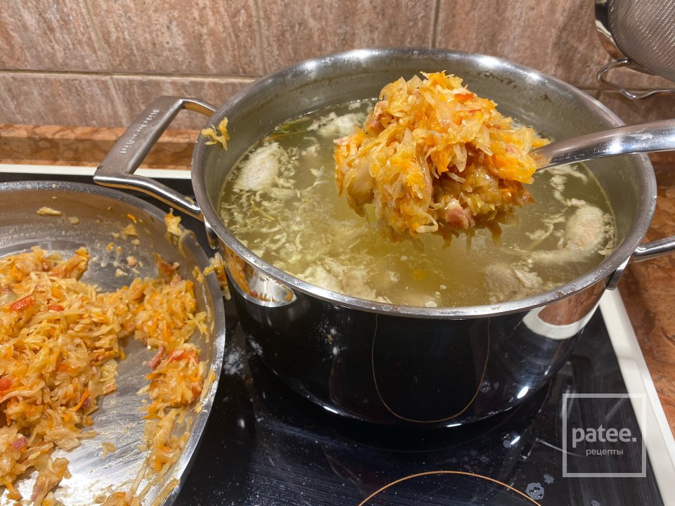 Куриные Кислые Щи - Шаг 11