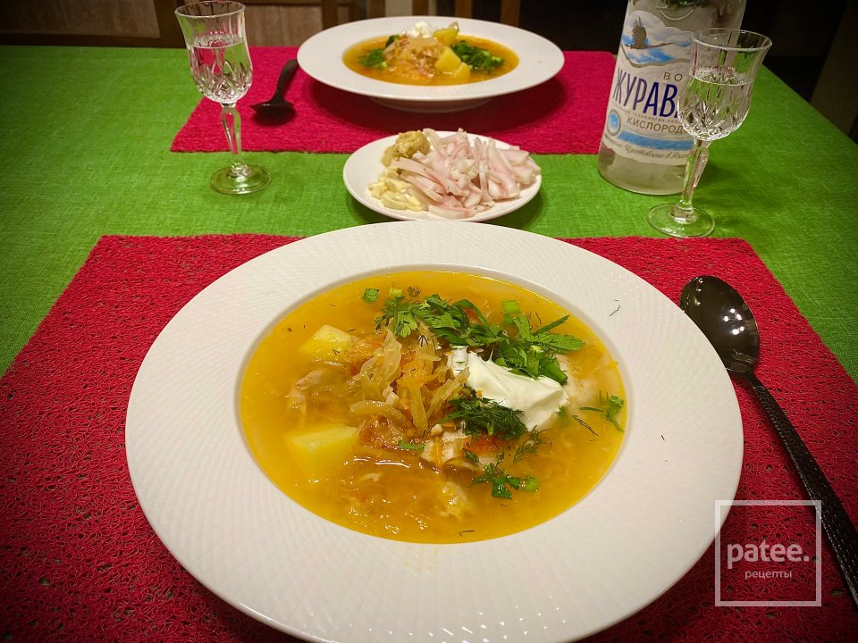 Куриные Кислые Щи - Шаг 13