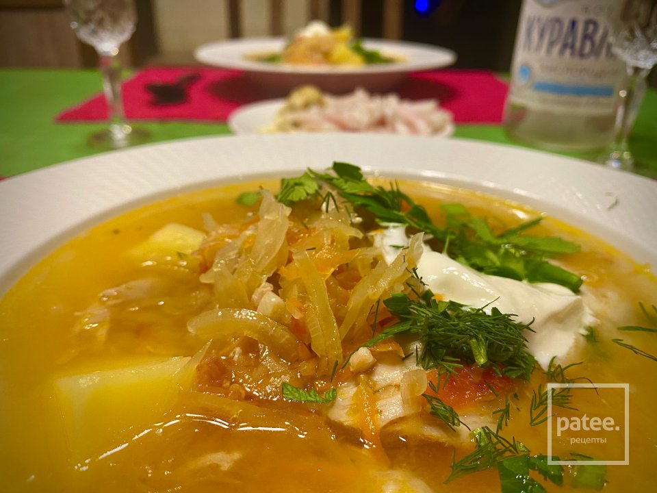 Куриные Кислые Щи - Шаг 14