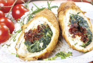 Куриные рулетики со шпинатом и вялеными помидорами 👍🏼