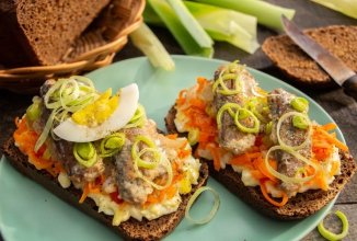 Бутерброды с сардинами и овощами 👍🏼