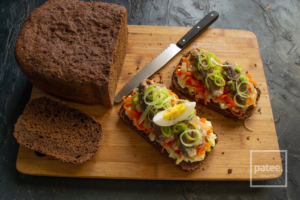 Бутерброды с сардинами и овощами 👍🏼 - Шаг 10