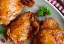 Куриные бедрышки в кисло-сладком маринаде в духовке 🍗