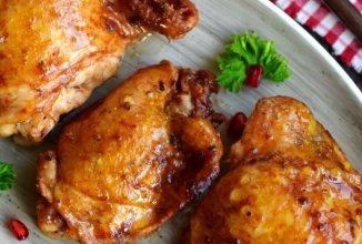 Куриные бедрышки в кисло-сладком маринаде в духовке 🍗