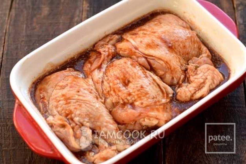 Куриные бедрышки в кисло-сладком маринаде в духовке 🍗 - Шаг 6