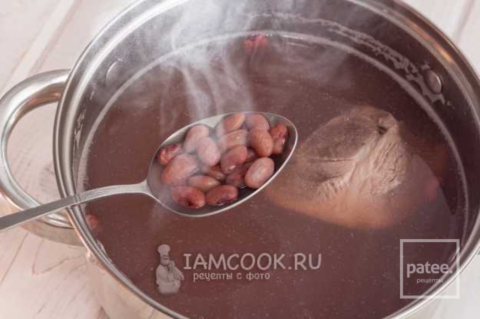 Суп из красной фасоли с мясом 🍲 - Шаг 4