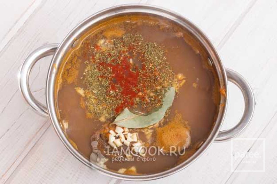 Суп из красной фасоли с мясом 🍲 - Шаг 6