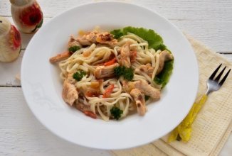 Японская лапша с курицей 🍝