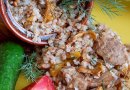 Гречка в горшочке с мясом и грибами 👍🏼