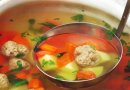 Овощной суп с фрикадельками 🍲