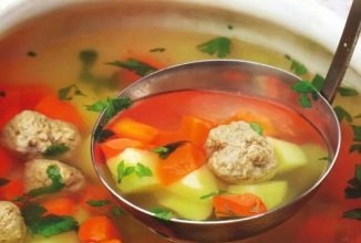 Овощной суп с фрикадельками 🍲