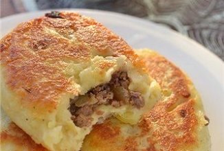 Картофельные зразы с печенью 👍🏼