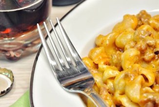 Макаронный «чизбургер» 🍝