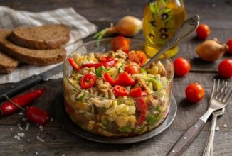 Салат из капусты и свинины 🥗