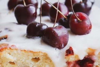 Ароматный кекс с черешней 🧁