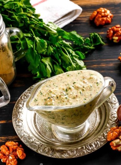 Грузинский ореховый соус 👍🏼 - Шаг 5