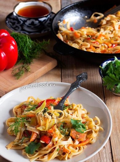 Лапша с овощами 🍝 - Шаг 1