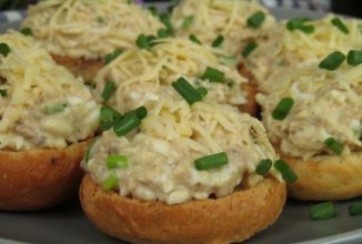 Гренки с печенью трески 👍🏼