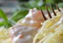 Паста с сёмгой в сливочном соусе 🍝