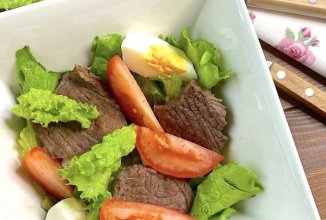 Диетический салат с говядиной (ПП) 🥗