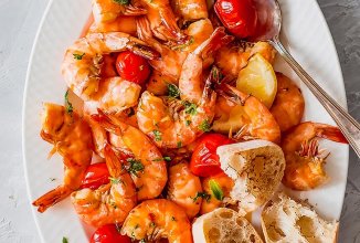 Запечённые креветки 🍤