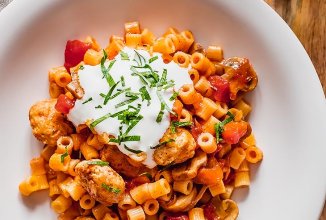 Быстрая паста с митболами 🍝