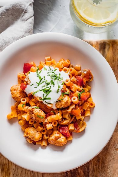 Быстрая паста с митболами 🍝 - Шаг 1