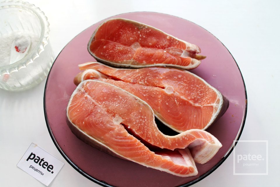 Стейки кеты на пару - Шаг 2