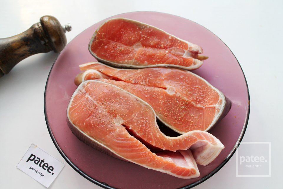 Стейки кеты на пару - Шаг 3