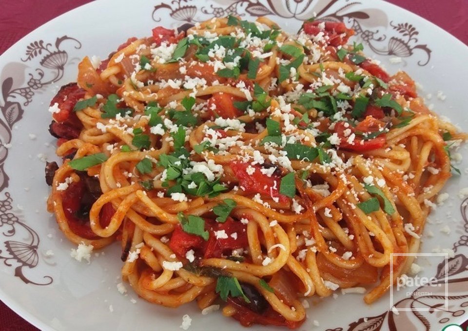 Спагетти с печеным перцем 🍝 - Шаг 1
