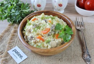 Пшенная каша с грибами