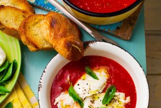 Томатный суп «Капрезе» 🍲