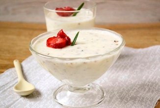 Сметанное желе с грецкими орехами 👍🏼