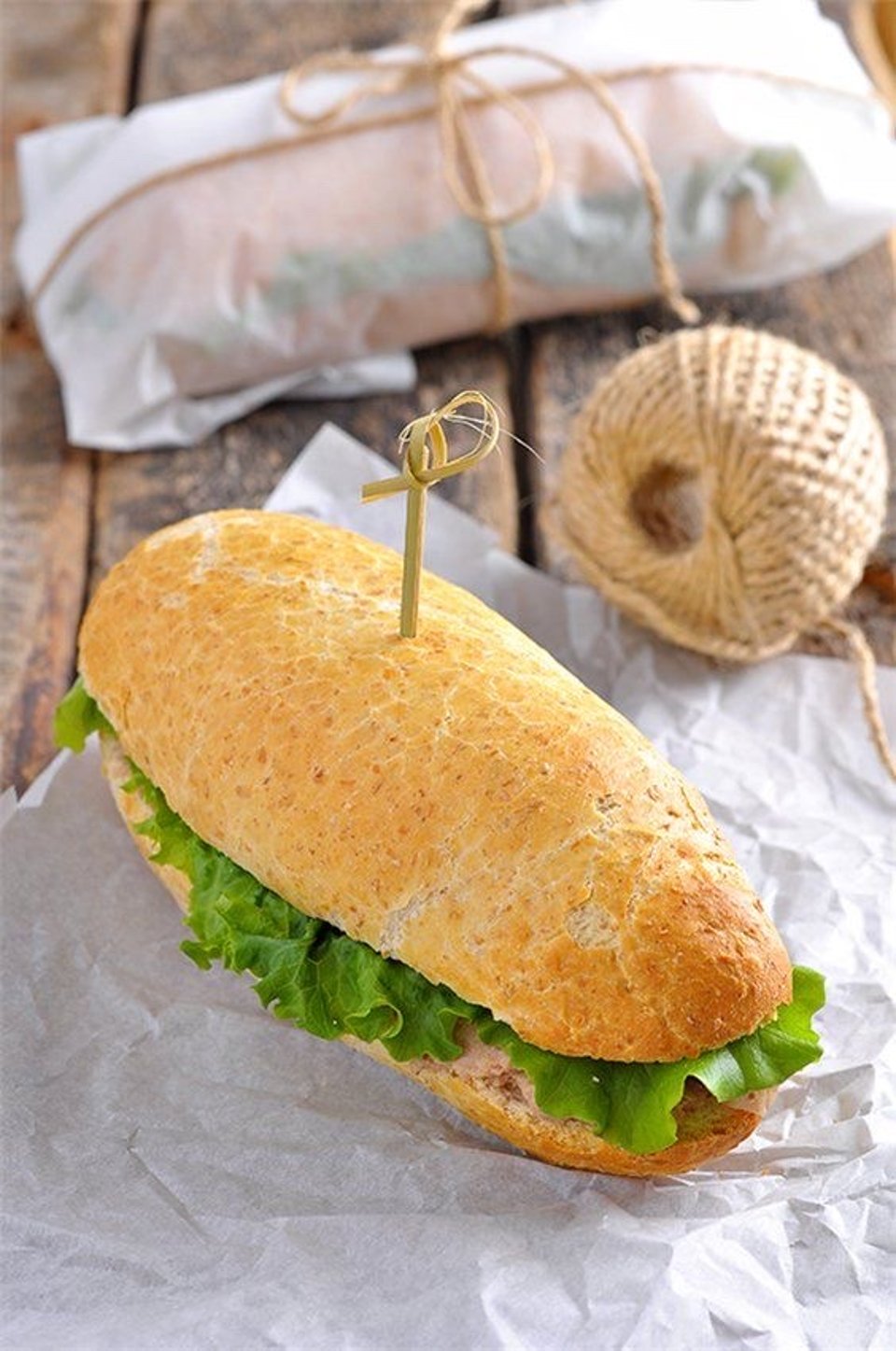 Французский сэндвич с печеночным паштетом 🥪