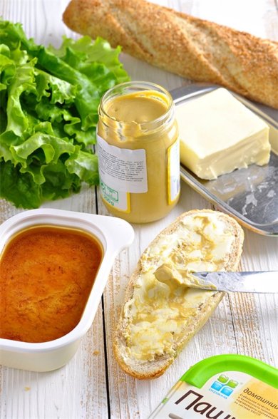 Французский сэндвич с печеночным паштетом 🥪 - Шаг 2