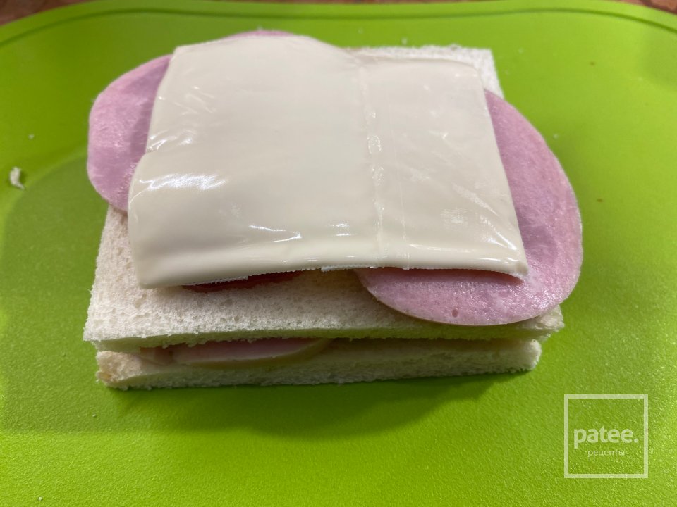 Сырные Тосты с клубничной ветчиной - Шаг 6