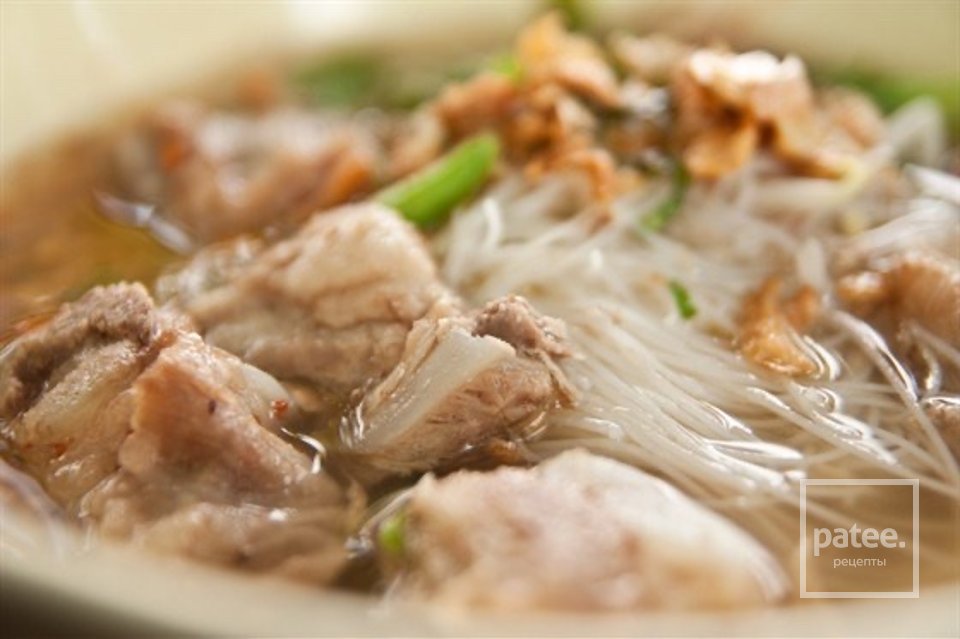 Суп с лапшой и свининой 🍲 - Шаг 1